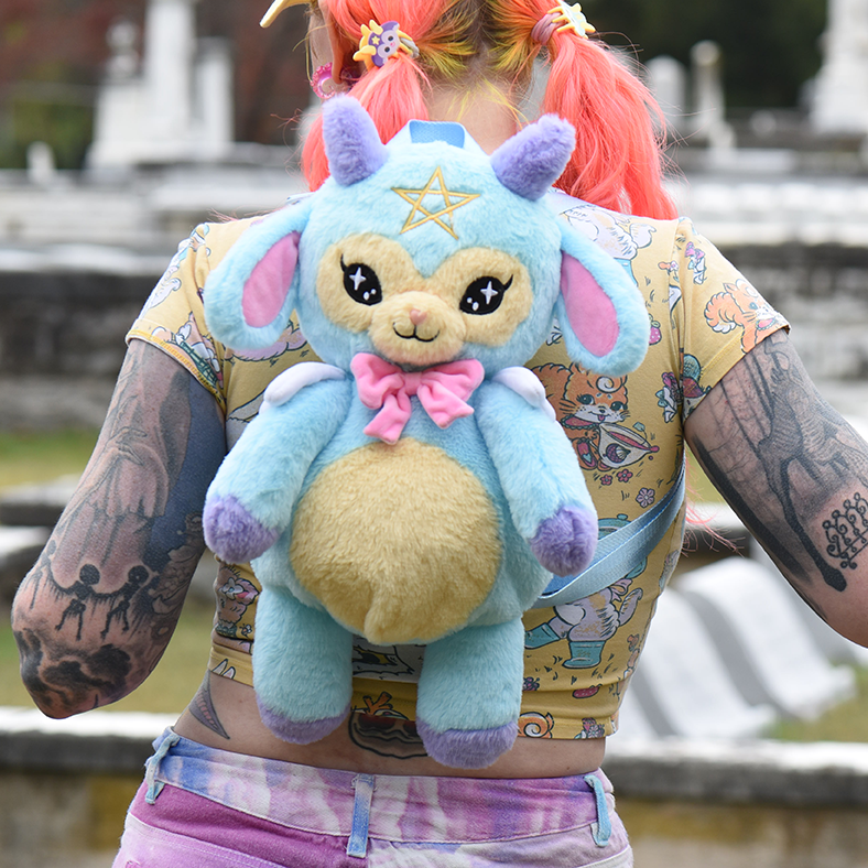 Baby Baphomet Plushie Backpack Artetak