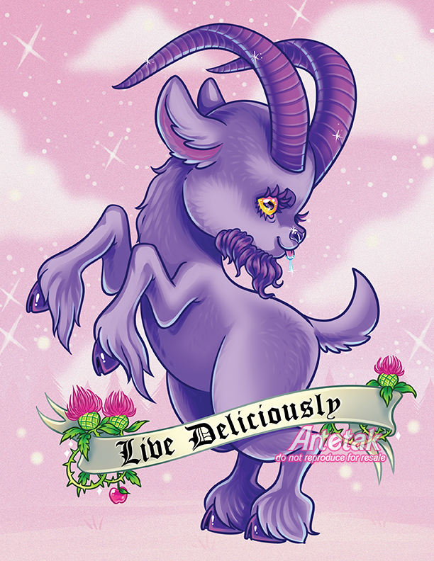 Black Phillip Medium Print