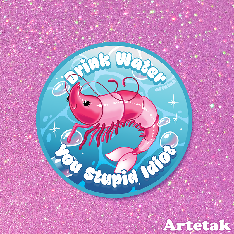 Drink Water Sticker