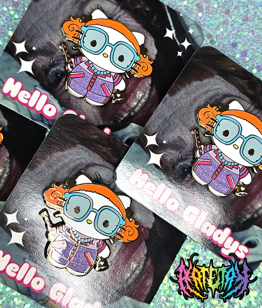 Hello Gladys Enamel Pin