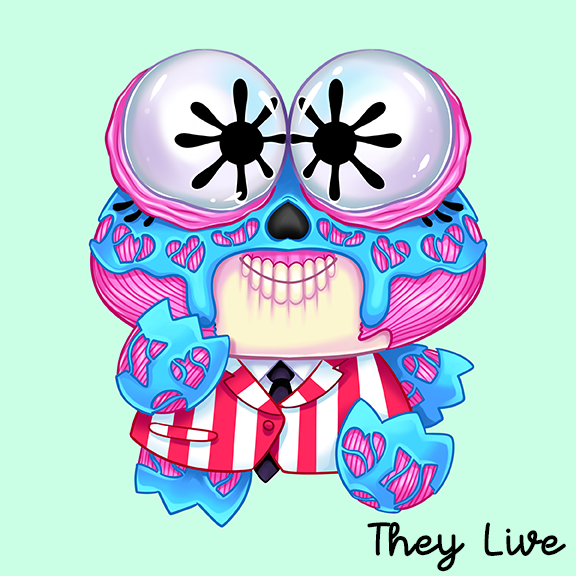 Hello Horror Square Print