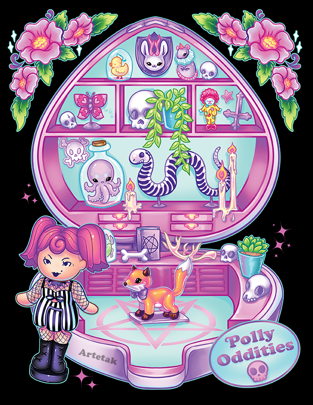 Polly Oddities Medium Print