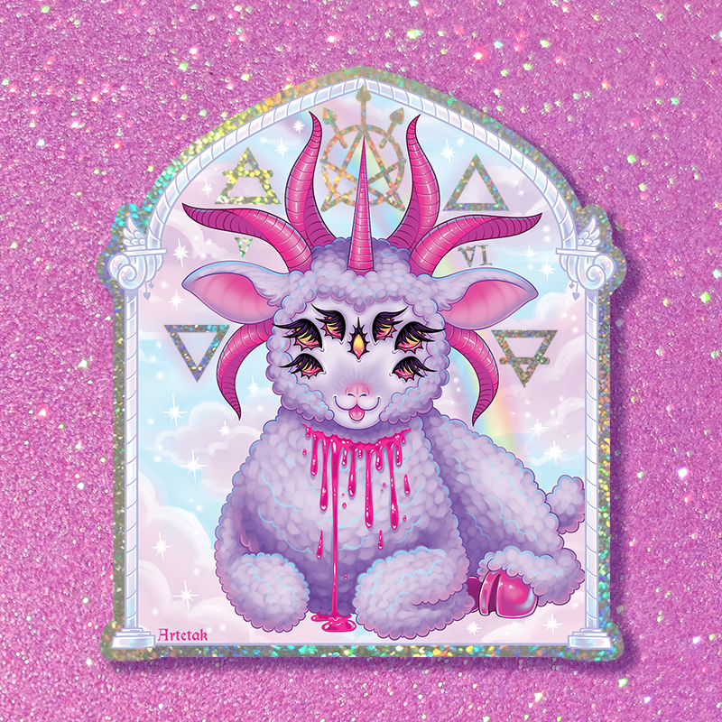 Revelation Glitter Sticker
