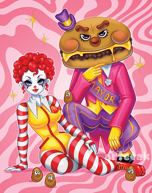 Pinup Ronnie Print