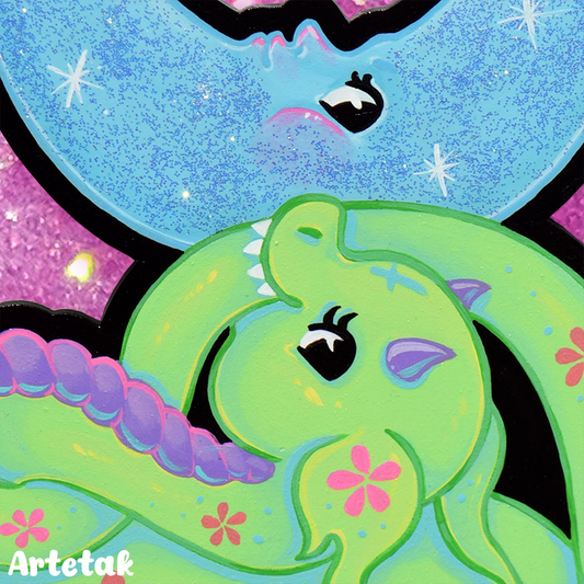 Serpent of Arabia Original Painting