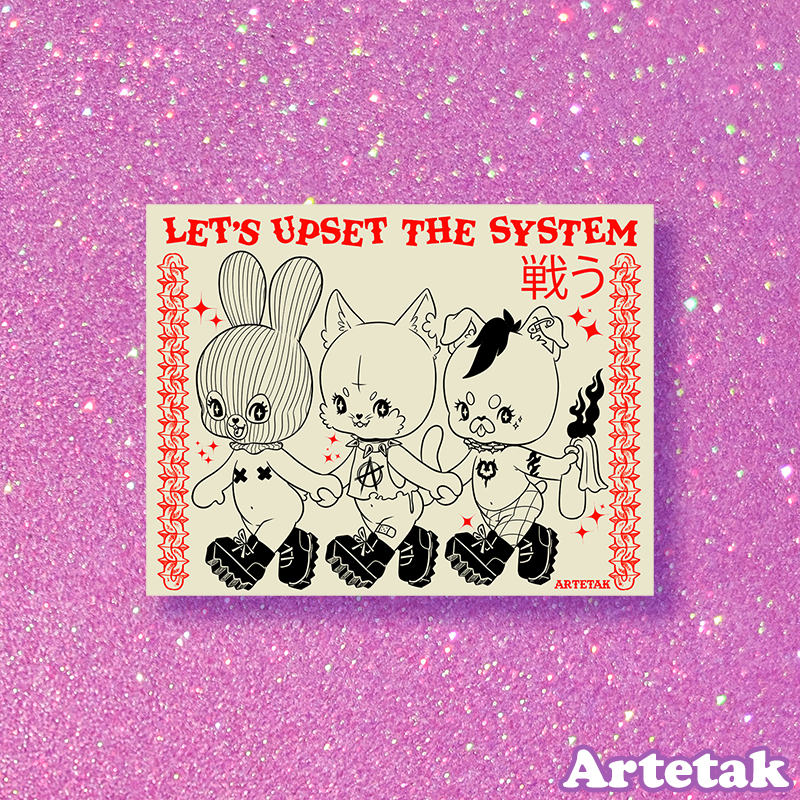 Upset The System Sticker