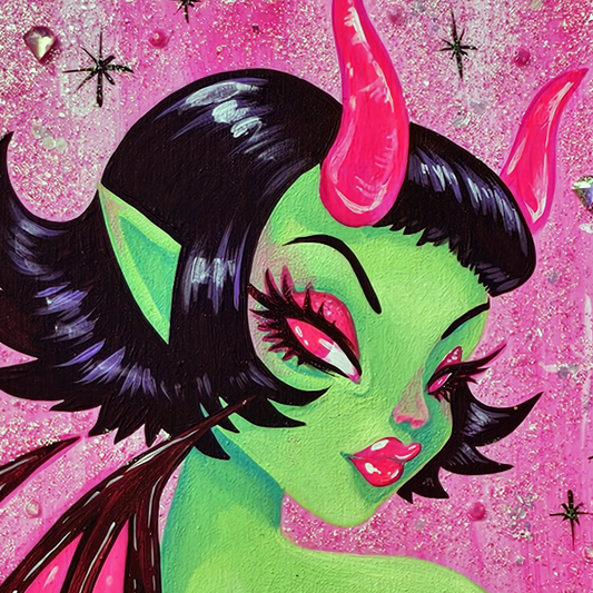 Watermelon Succubus Original Painting