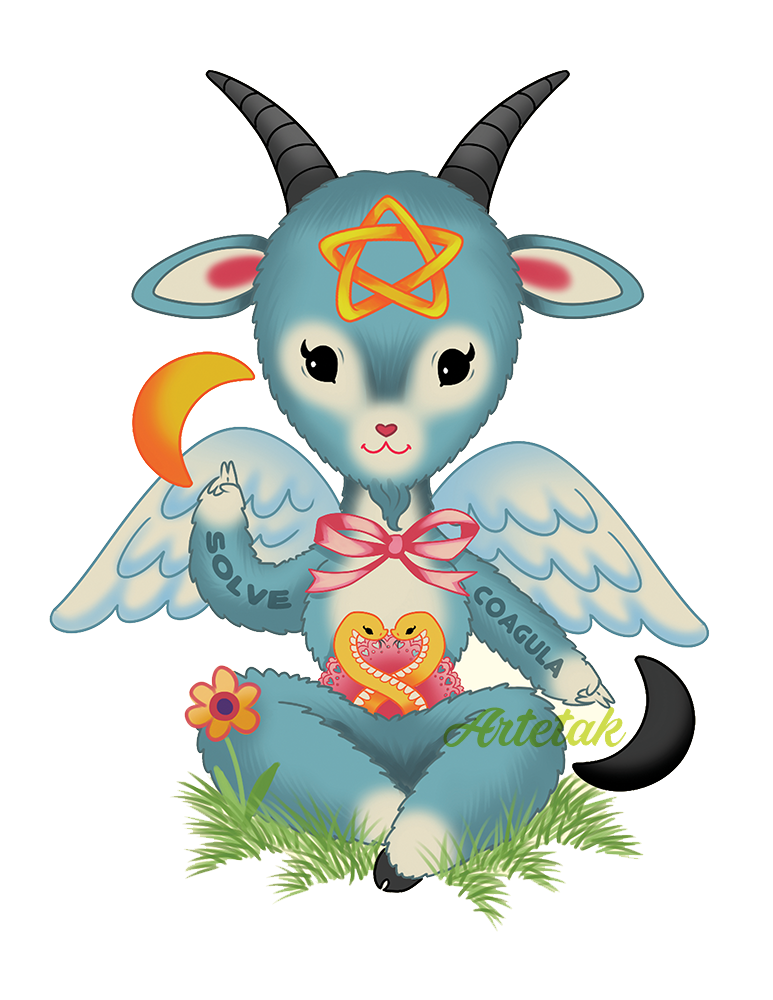 Baby Baphomet Medium Print