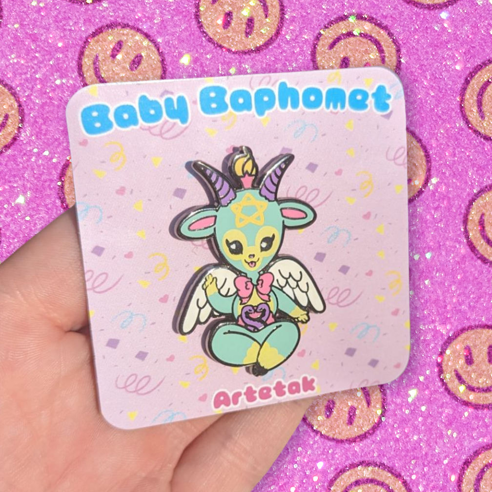 Baby Baphomet Enamel Pin
