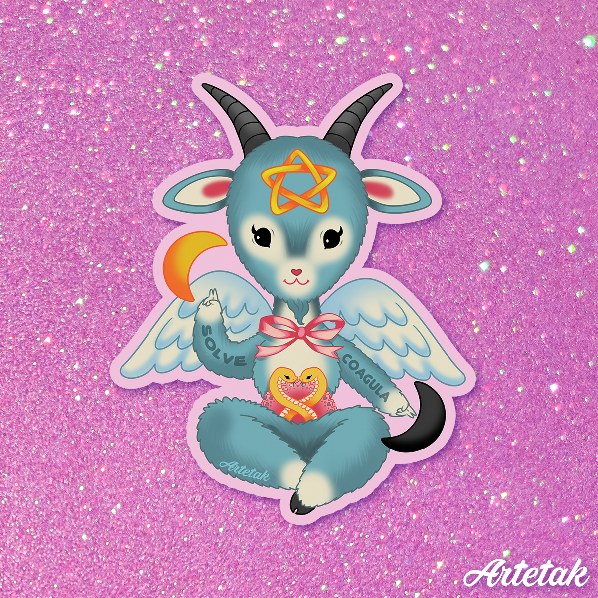 Baby Baphomet Sticker