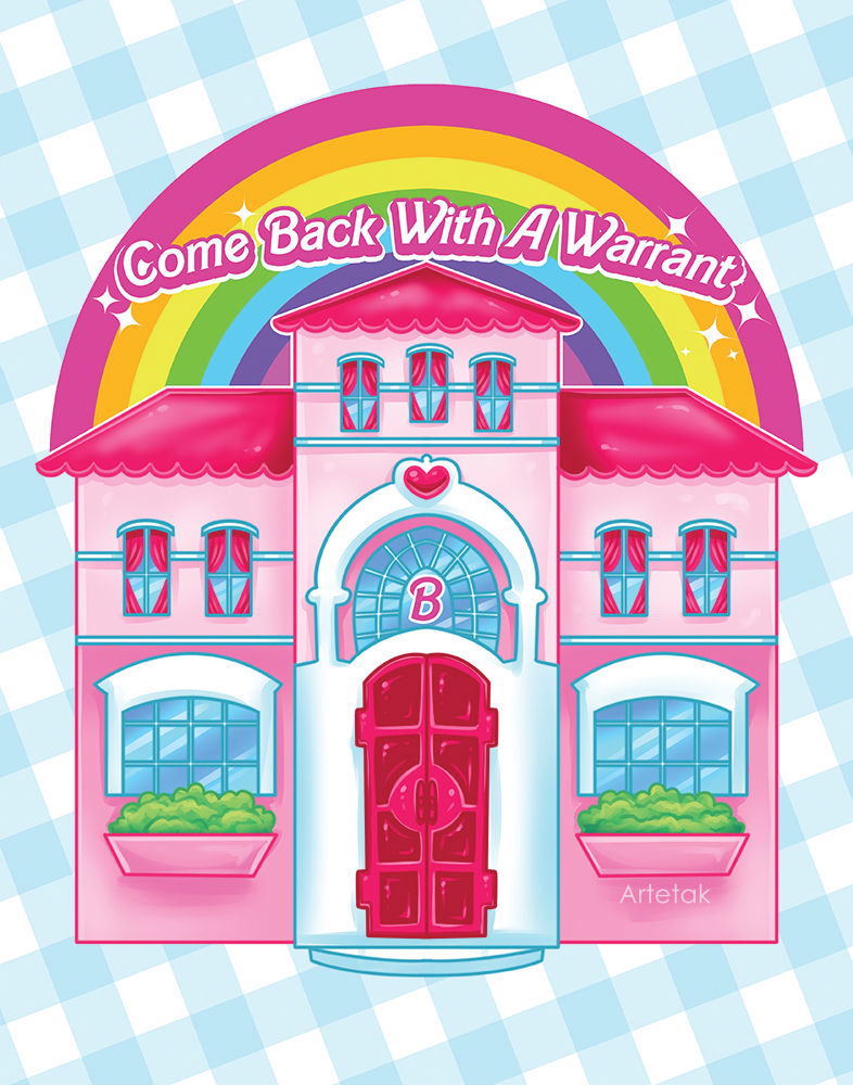 Come Back With A Warrant Print