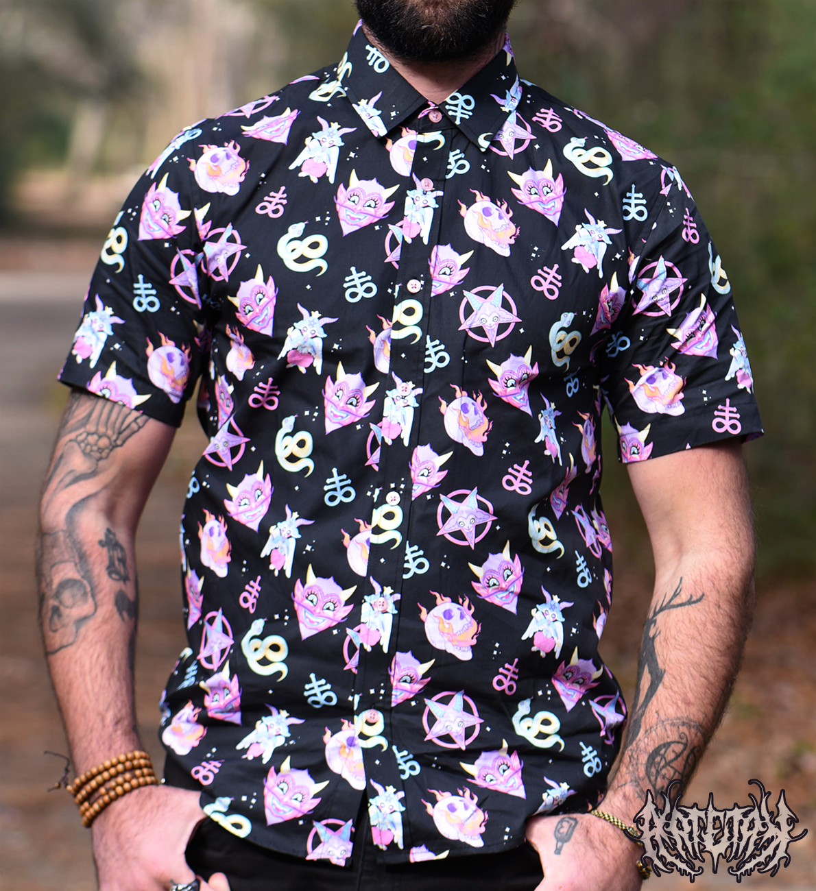 Occult Button Up Shirt