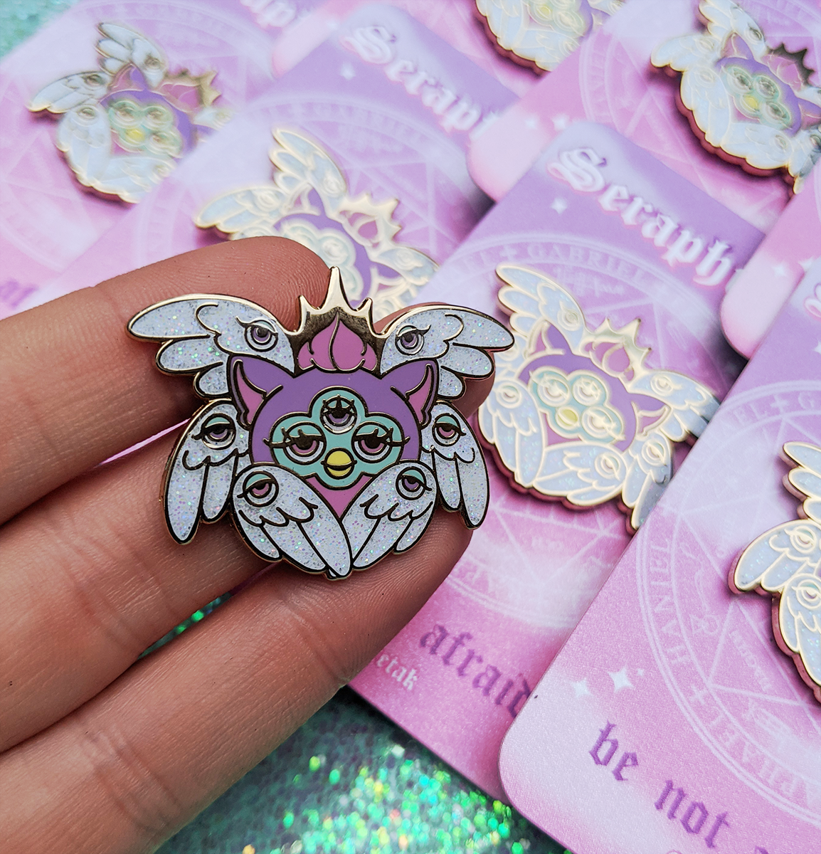 Seraphurby Enamel Pin