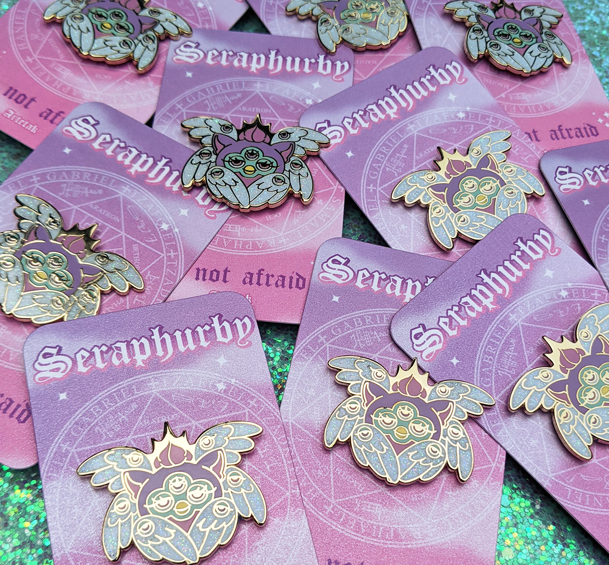 Seraphurby Enamel Pin