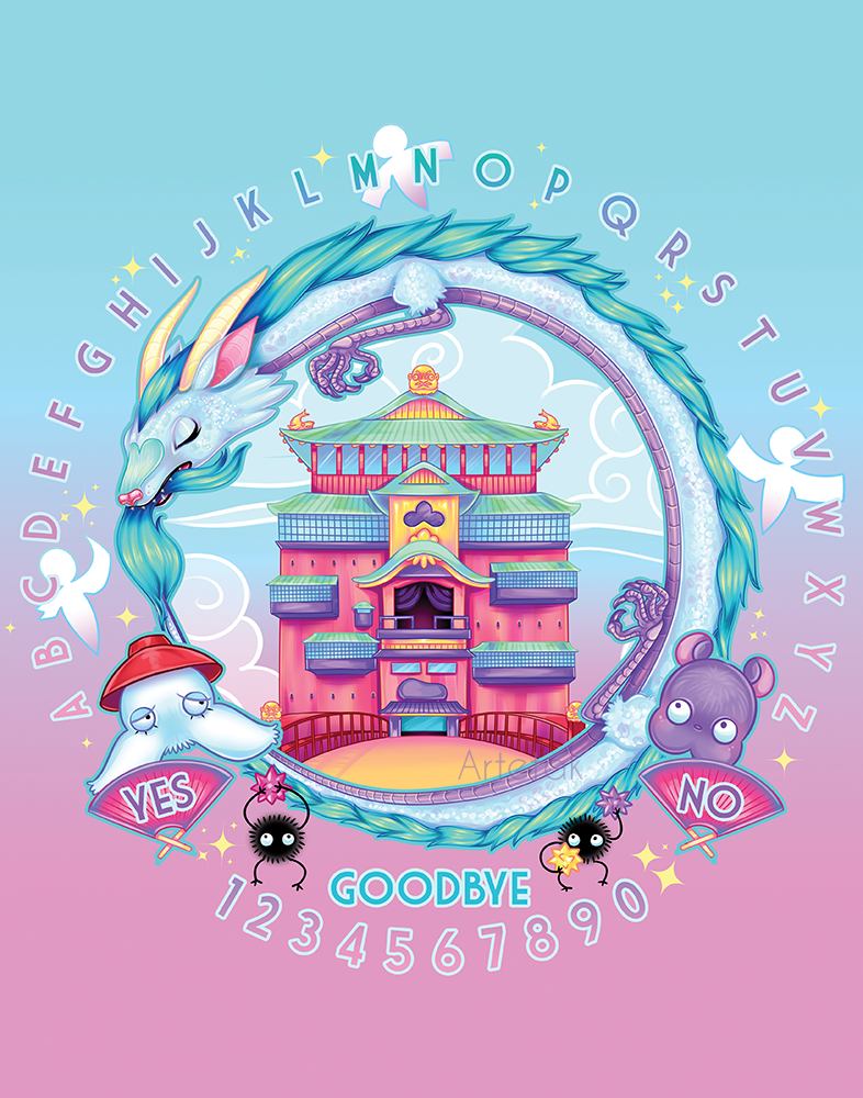 Spirited Away Board Print
