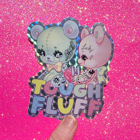 Tough Fluff Prismatic Sticker