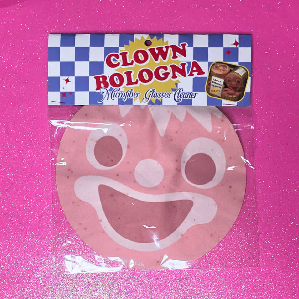 Clown Bologna Microfiber Glasses Cleaner