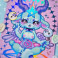 Rainbow Foil Baphomet Print