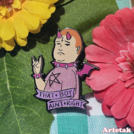 Bobby Enamel Pin