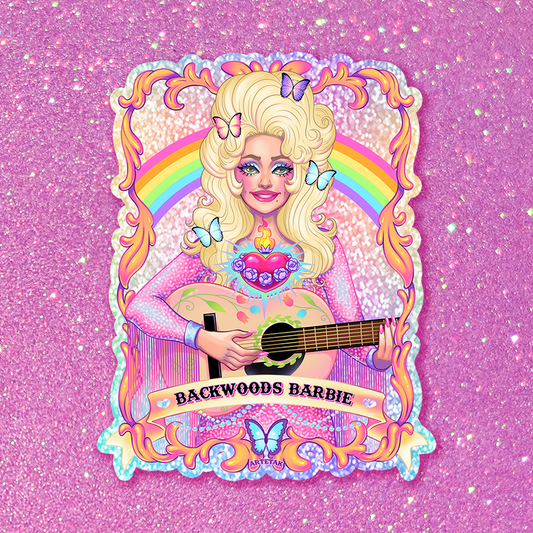 Dolly Glitter Sticker