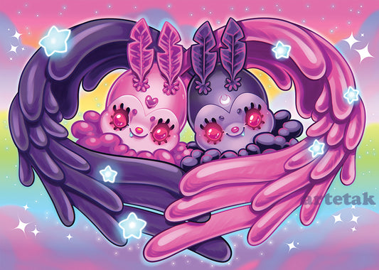 Mothmen Mini Print