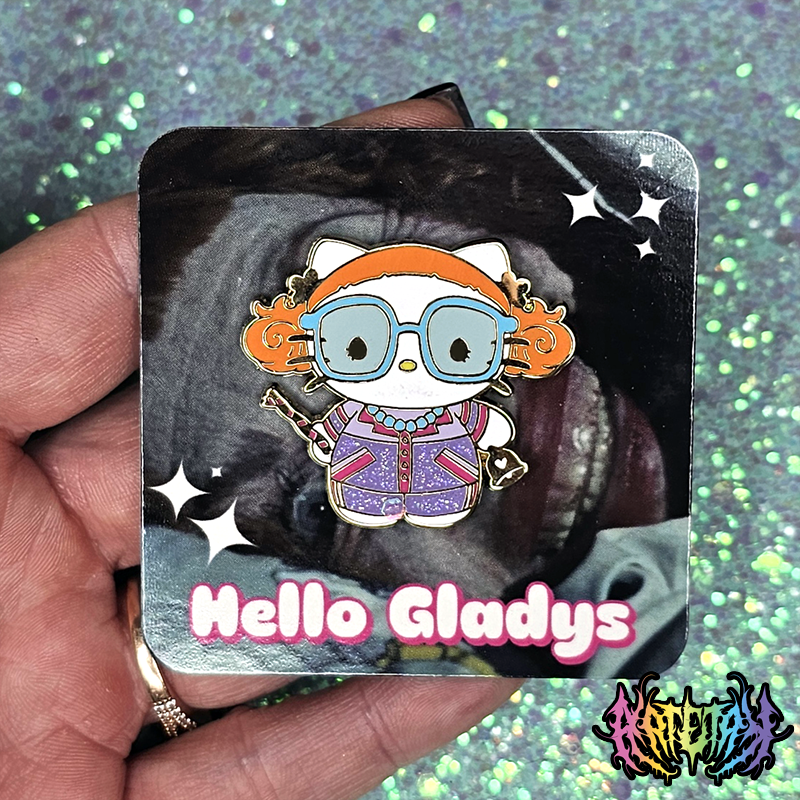 Hello Gladys Enamel Pin