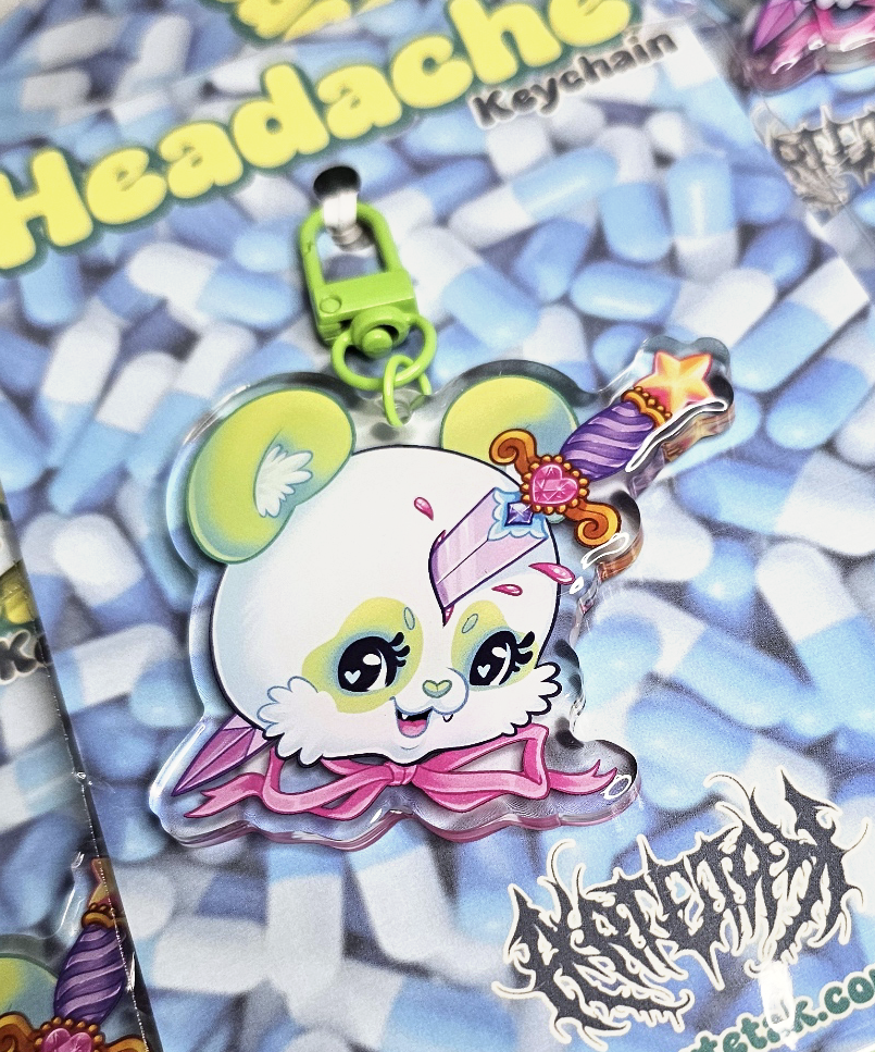 Headache Keychain