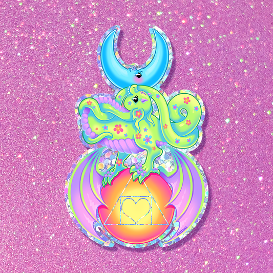 Serpent Of Arabia Glitter Sticker