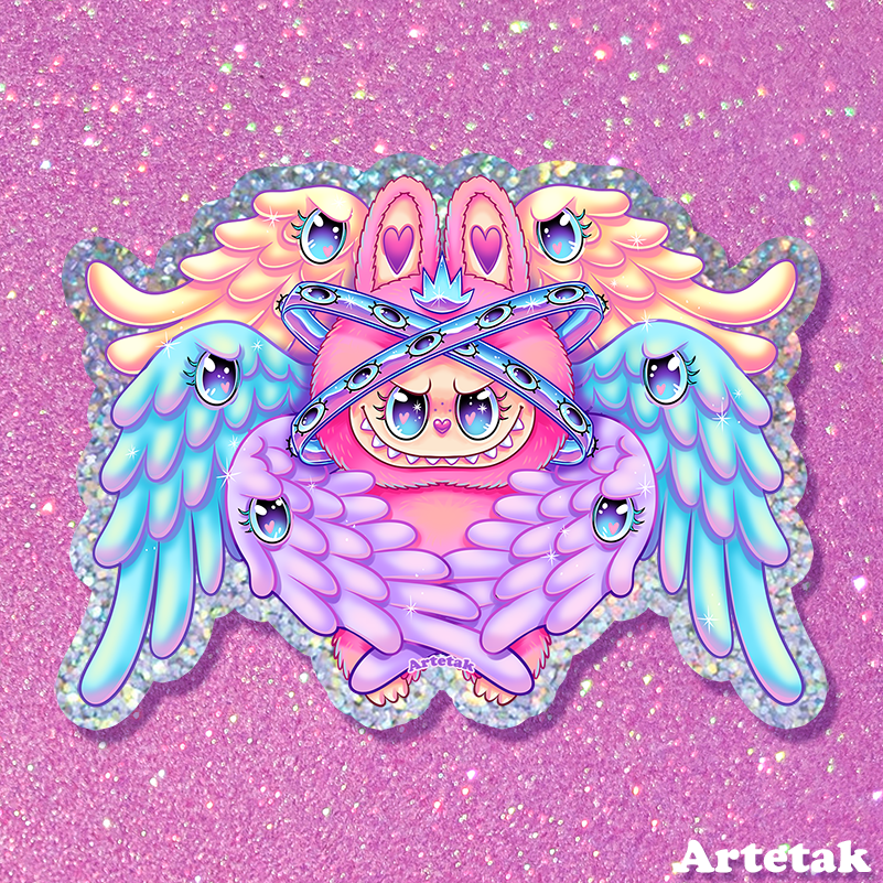 Labebe Not Afraid Glitter Sticker
