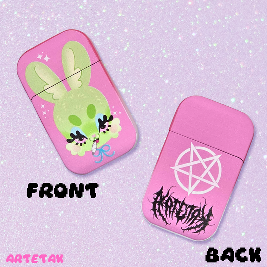 Bunny Pink Flame Butane Lighter
