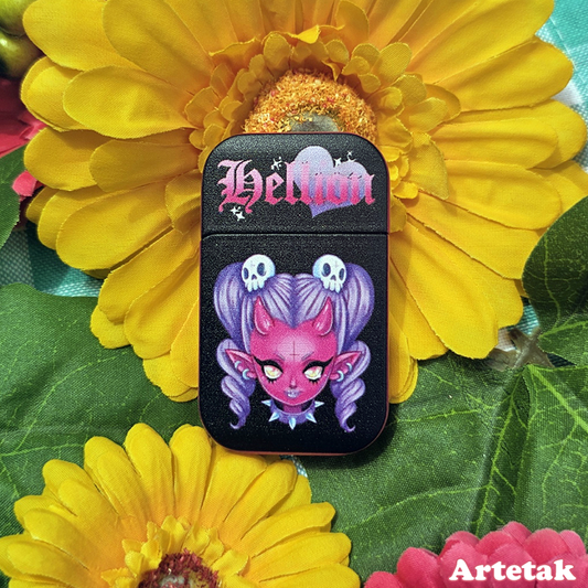Pink Flame Butane Lighter - Hellion