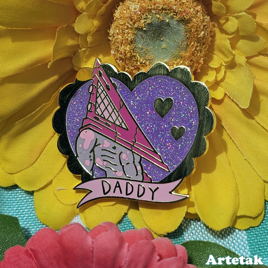 Pyramid Daddy Enamel Pin