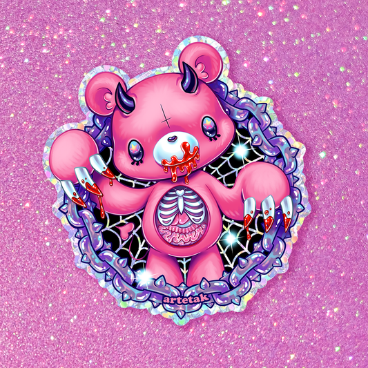 Gloomy Glitter Sticker