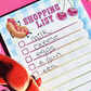 Magnetic Shopping List Notepad