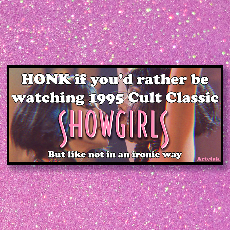 Showgirls Bumper Sticker