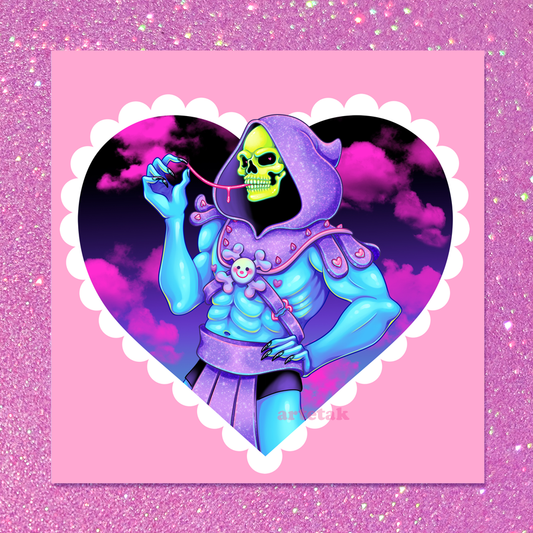 Skeleton Square Print