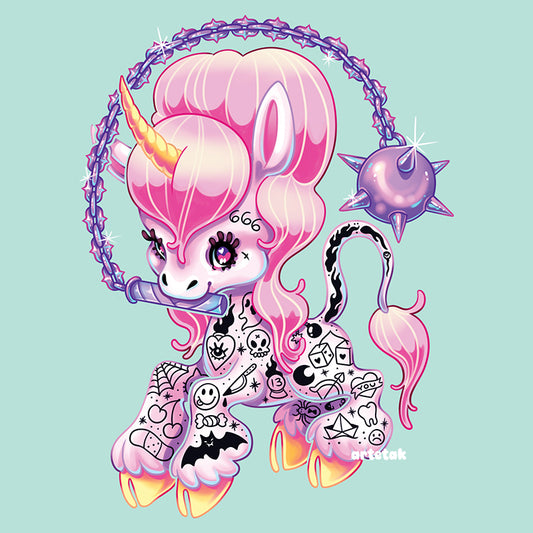 Tattoonicorn Square Print
