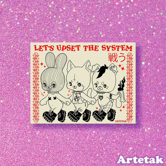 Upset The System Sticker