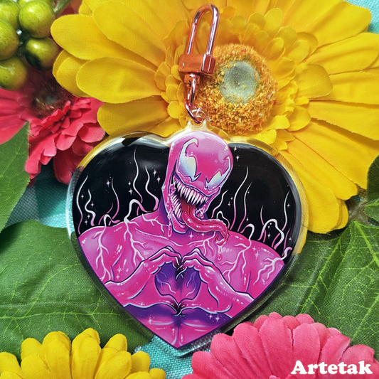 Venom Keychain