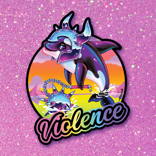 Violence Sticker