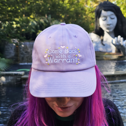 Come Back With A Warrant Snapback Hat