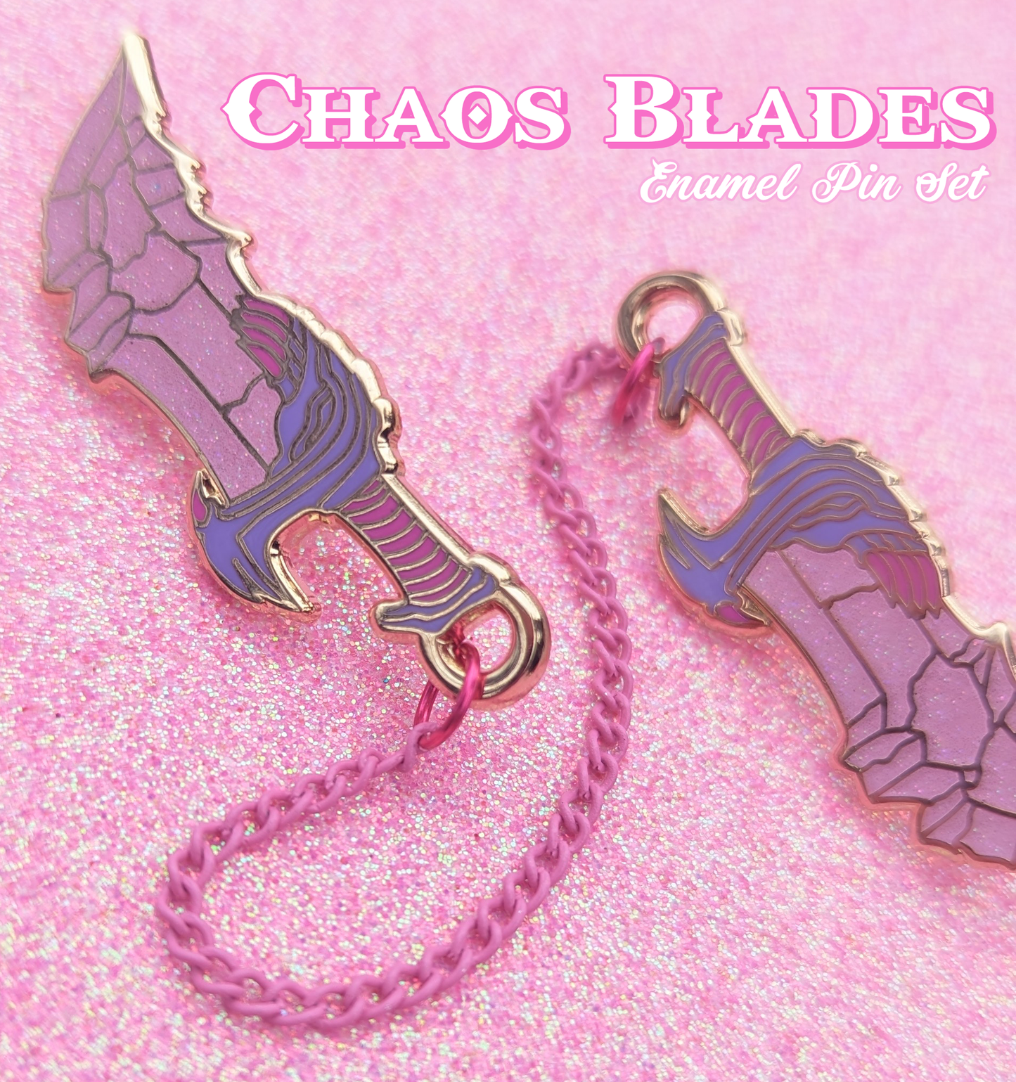 Chaos Blades Enamel Pin Set