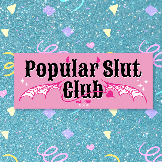 Popular Slut Club Sticker